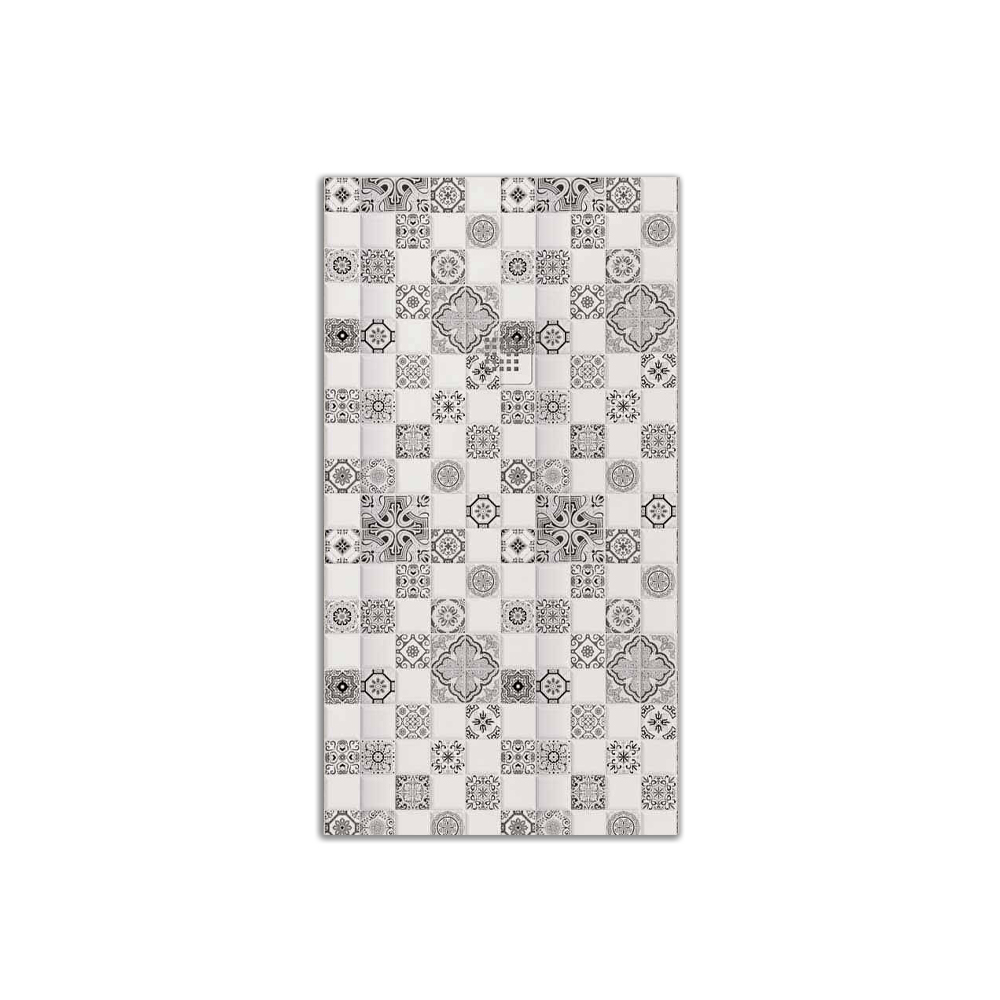 Plato de ducha resina textura pizarra. Efecto en Hidráulico arte grey - antideslizante STONE 3D moderno