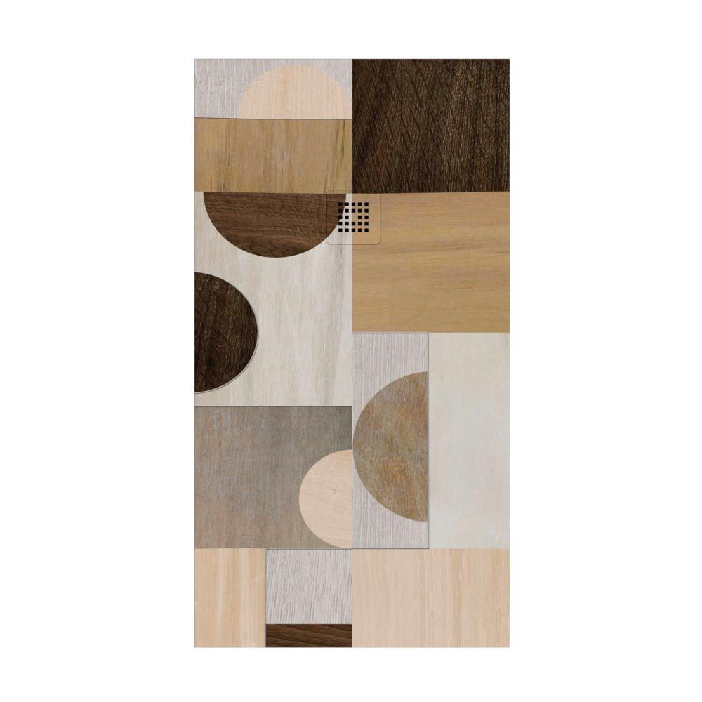 Plato de ducha resina Art-Deco textura pizarra Diamond. Antideslizante STONE 3D moderno