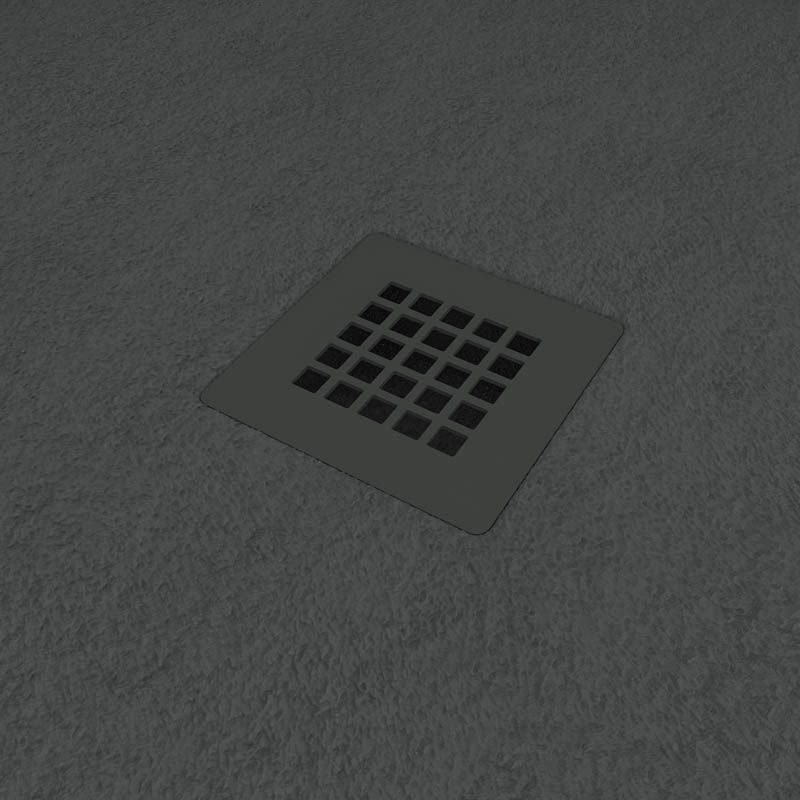 Plato ducha resina enmarcado ABSOLUTE Grafito - textura pizarra - antibacteriano y antideslizante. Colores a elegir. - Imagen 2