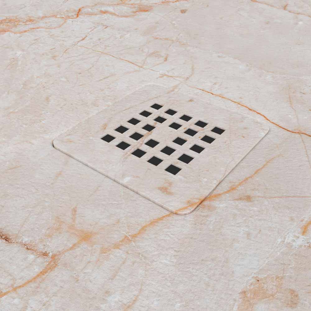 Plato de ducha resina textura pizarra. Efecto en mármol Concerto - antideslizante STONE 3D moderno - Imagen 3