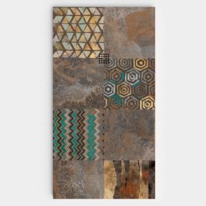 Plato de ducha resina Art-Deco textura pizarra Timiris. Antideslizante STONE 3D moderno