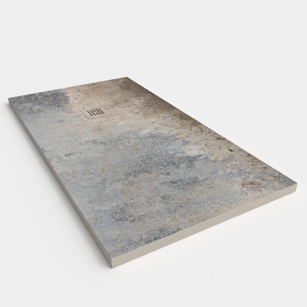 Plato de ducha efecto Cemento Cinza - antideslizante STONE 3D moderno - Imagen 2