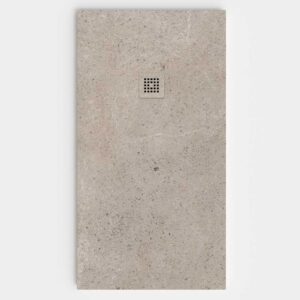 Plato de ducha efecto Cemento Slate - antideslizante STONE 3D moderno