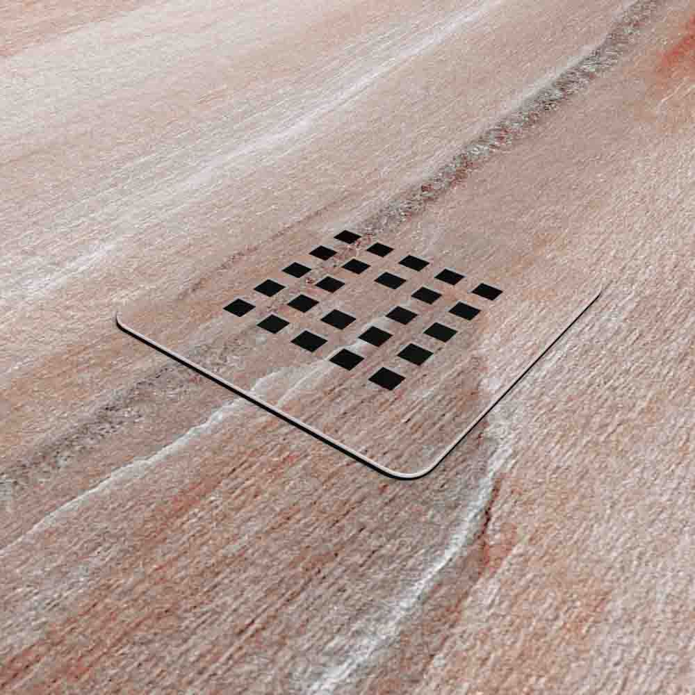 Plato de ducha resina textura pizarra acabado efecto Madera Baltic - antideslizante STONE 3D moderno - Imagen 3