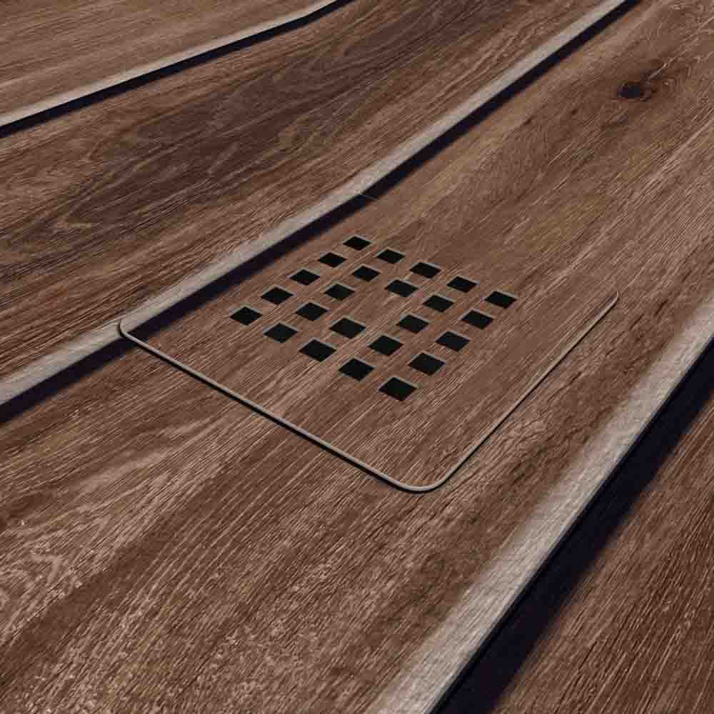 Plato de ducha resina textura pizarra acabado efecto Madera Corda - antideslizante STONE 3D moderno - Imagen 4