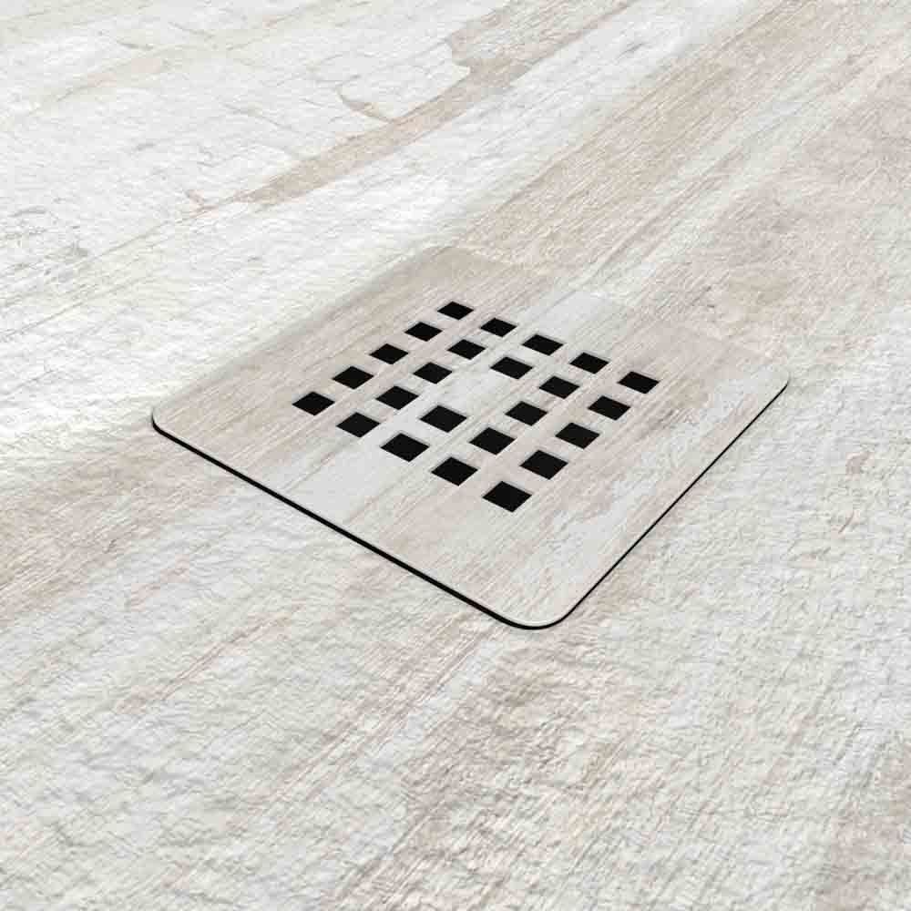 Plato de ducha resina textura pizarra acabado efecto Madera Tano - antideslizante STONE 3D moderno - Imagen 4
