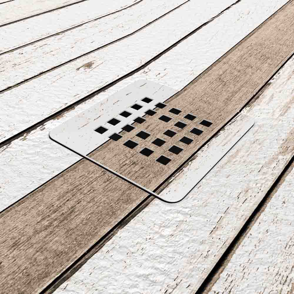 Plato de ducha resina textura pizarra acabado efecto Madera Vintage - antideslizante STONE 3D moderno - Imagen 3