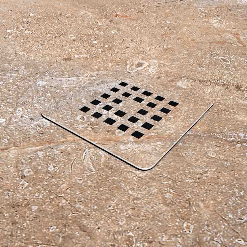 Plato de ducha resina textura pizarra. Efecto en Mármol Coralito - antideslizante STONE 3D moderno - Imagen 3