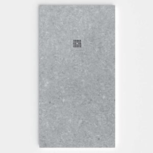 Plato de ducha resina textura pizarra. Efecto en Mármol Cyntia - antideslizante STONE 3D moderno