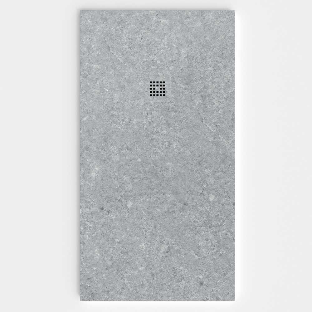Plato de ducha resina textura pizarra. Efecto en Mármol Cyntia - antideslizante STONE 3D moderno