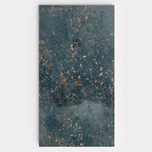 Plato de ducha resina textura pizarra. Efecto en Mármol Drom - antideslizante STONE 3D moderno