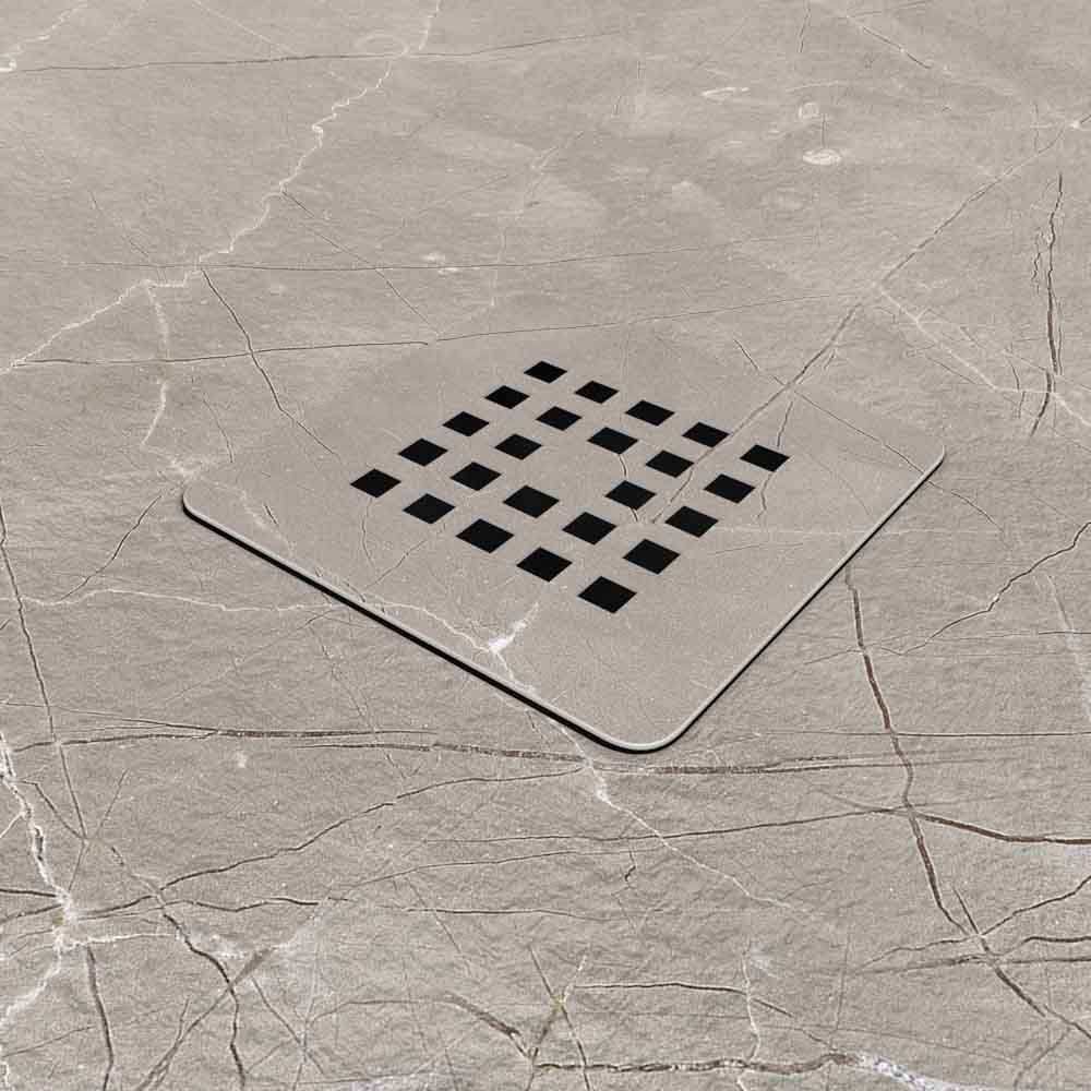 Plato de ducha resina textura pizarra. Efecto en Mármol Grigio - antideslizante STONE 3D moderno - Imagen 3