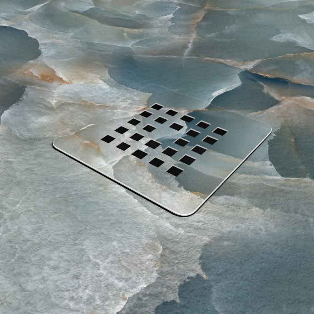 Plato de ducha resina textura pizarra. Efecto en Mármol Litec - antideslizante STONE 3D moderno - Imagen 3