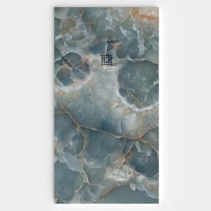 Plato de ducha resina textura pizarra. Efecto en Mármol Litec - antideslizante STONE 3D moderno