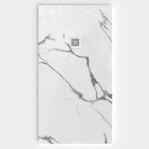 Plato de ducha resina textura pizarra. Efecto en Mármol Mistral - antideslizante STONE 3D moderno