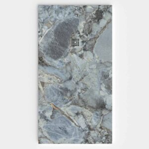 Plato de ducha resina textura pizarra. Efecto en Mármol Triana - antideslizante STONE 3D moderno