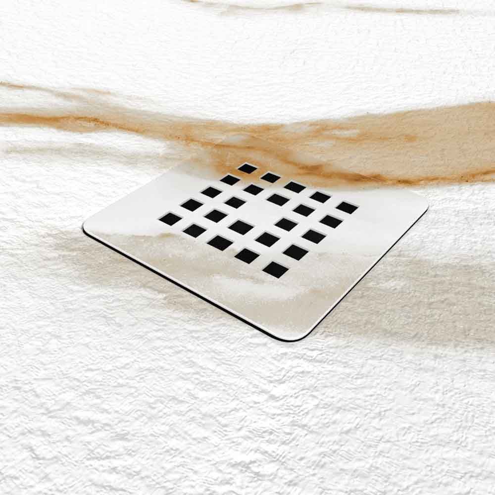 Plato de ducha resina textura pizarra. Efecto en Mármol Zares - antideslizante STONE 3D moderno - Imagen 3