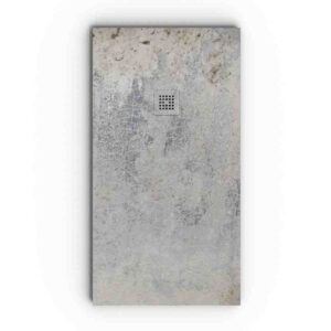 Plato de ducha efecto Cemento Amarna y otros colores - antideslizante STONE 3D moderno