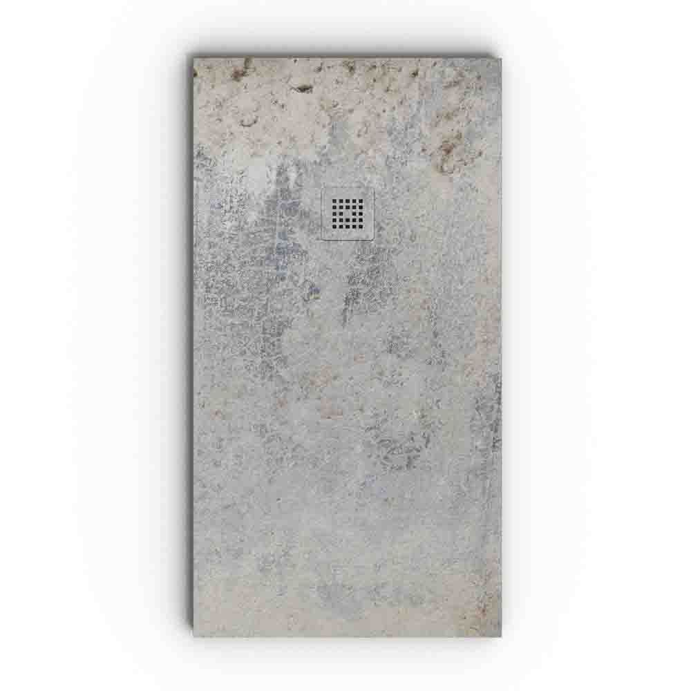 Plato de ducha efecto Cemento Amarna y otros colores - antideslizante STONE 3D moderno