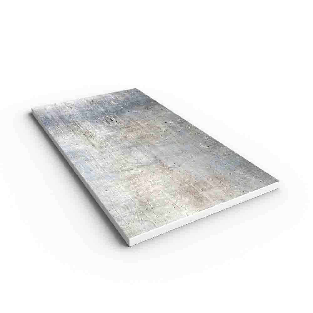 Plato de ducha efecto Cemento Ardesia y otros colores - antideslizante STONE 3D moderno - Imagen 2