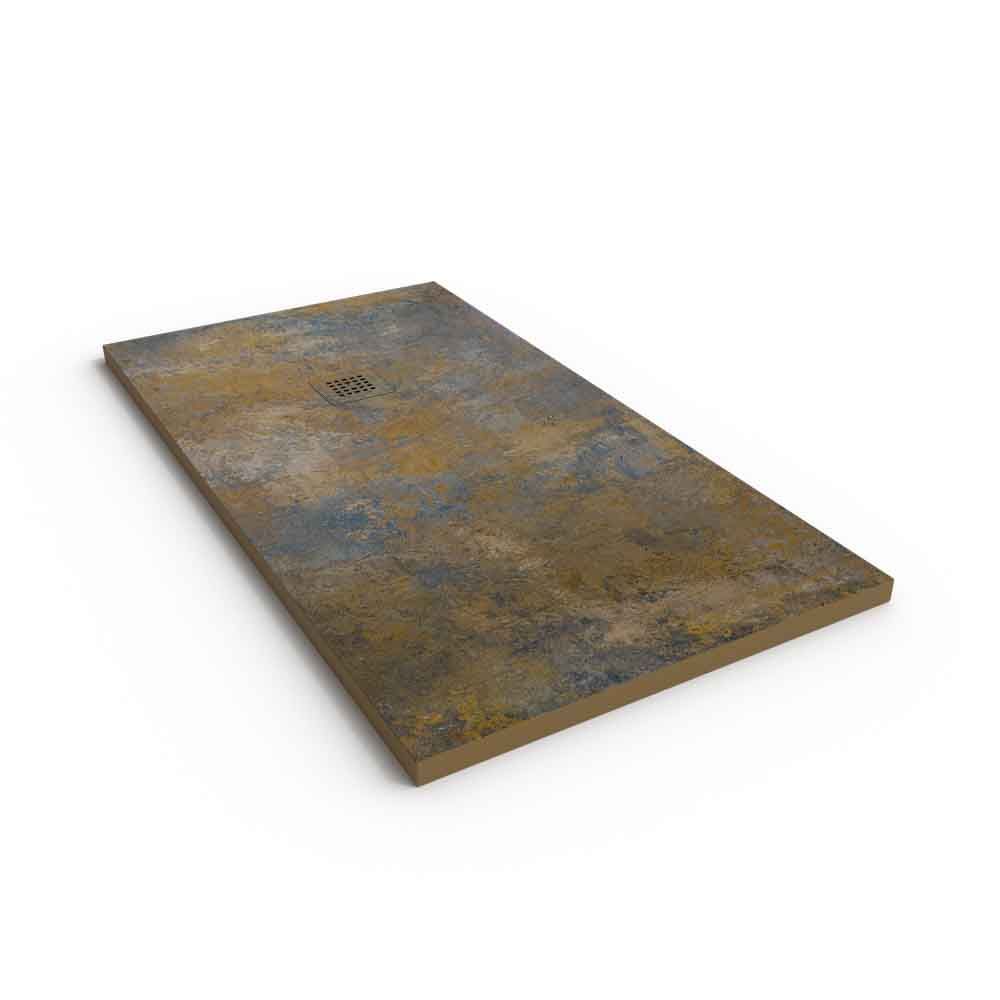 Plato de ducha efecto Cemento Grove y otros colores - antideslizante STONE 3D moderno - Imagen 2