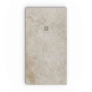 Plato de ducha efecto Cemento Plinio y otros colores - antideslizante STONE 3D moderno