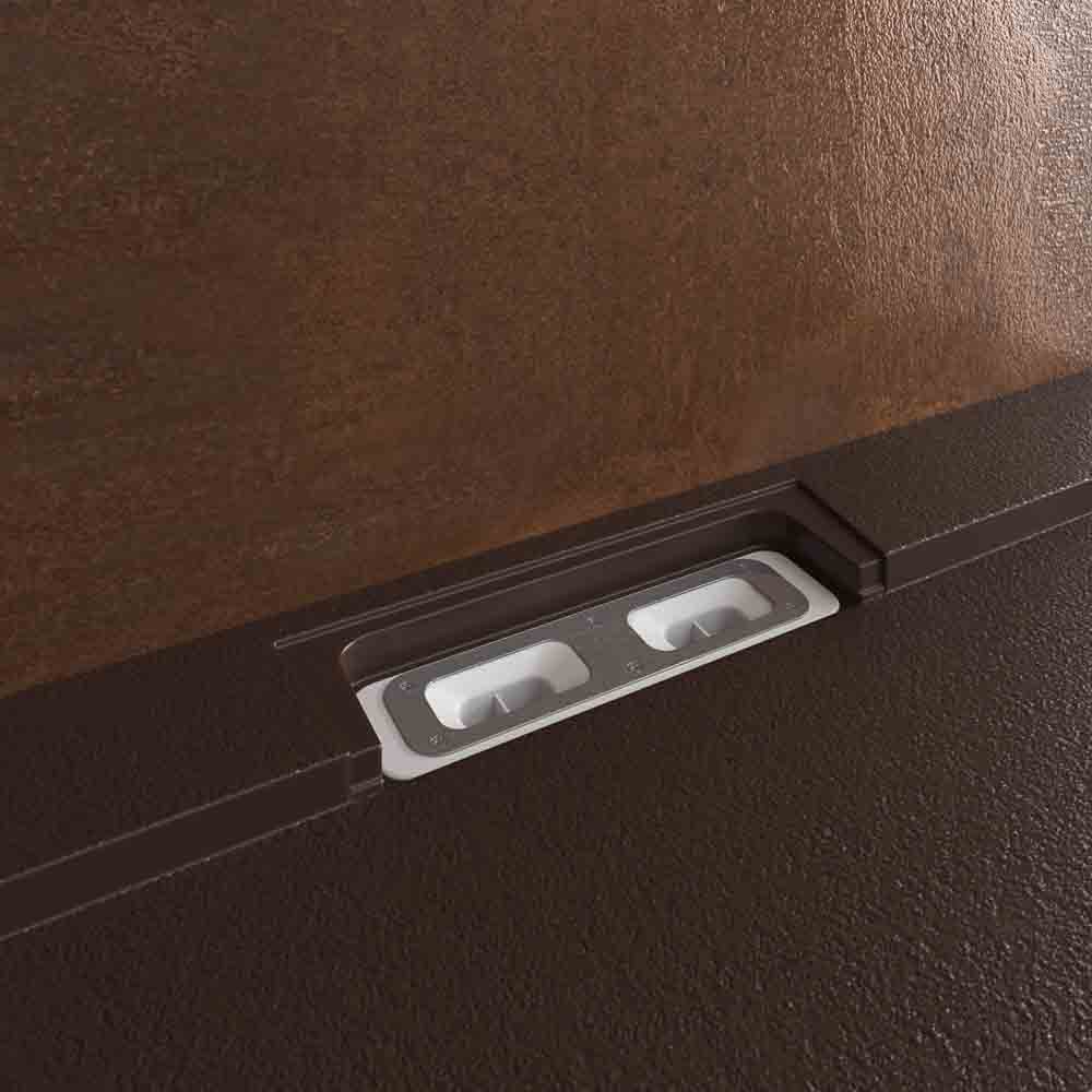 Plato ducha resina STYLE - color chocolate RAL-8017 y otros - textura pizarra - antibacteriano y antideslizante. Rejilla oculta - Imagen 6