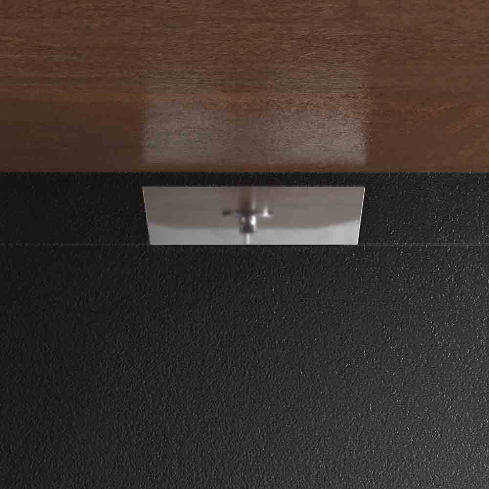 Plato ducha resina STYLE - color negro RAL-9005 y otros - textura pizarra - antibacteriano y antideslizante. Rejilla oculta - Imagen 4