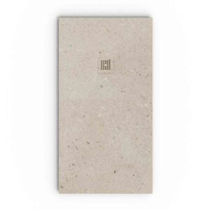 Plato de ducha efecto Resina Terrazo ROSES - antideslizante STONE 3D moderno