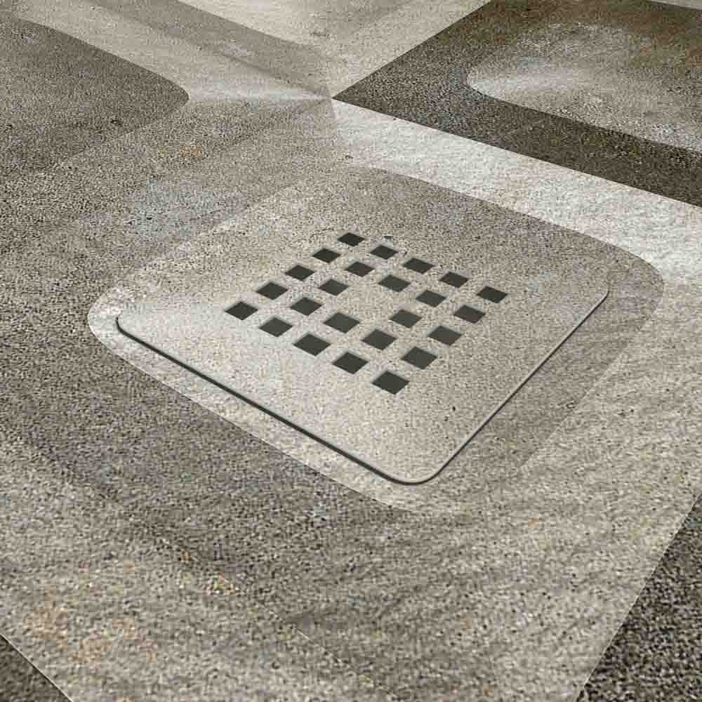 Plato de ducha resina textura pizarra. Efecto en Hidráulico Cloda - antideslizante STONE 3D moderno - Imagen 3