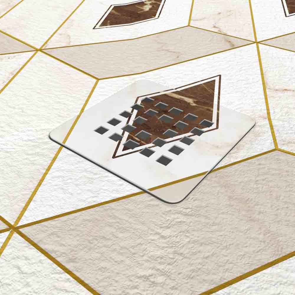 Plato de ducha resina textura pizarra. Efecto en Hidráulico Supreme - antideslizante STONE 3D moderno - Imagen 3