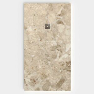 Plato de ducha resina textura pizarra. Efecto en Mármol Celle - antideslizante STONE 3D moderno