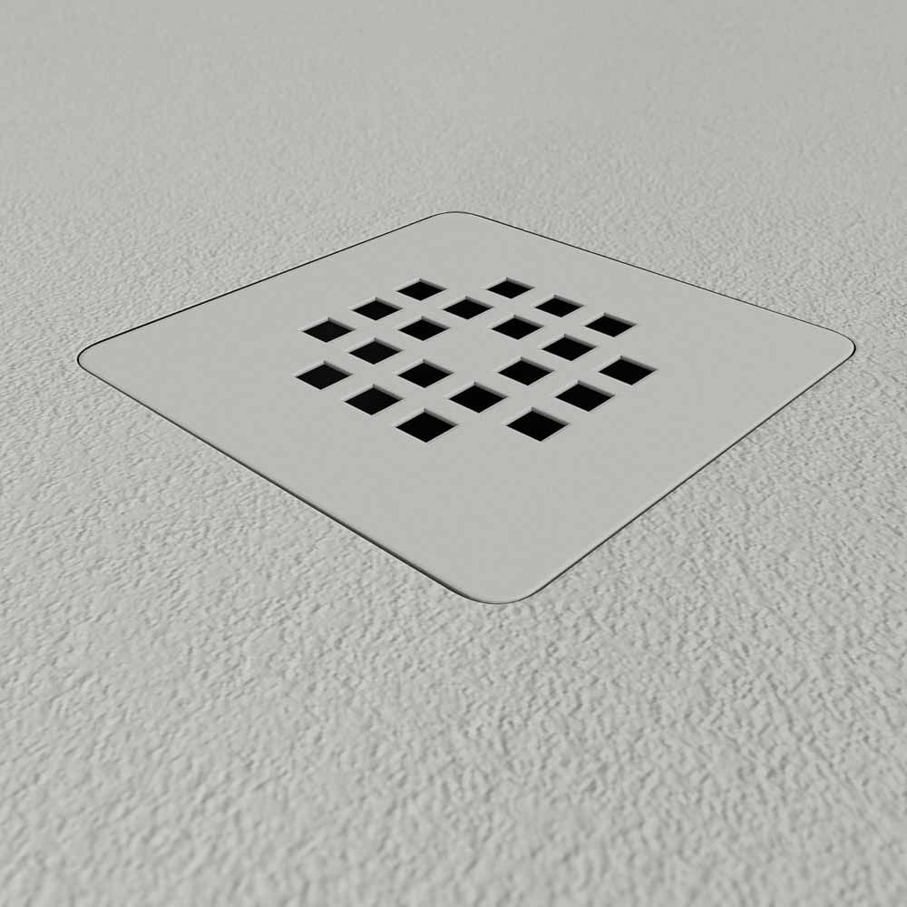 Plato ducha resina Extragrande XXL con textura pizarra y antideslizante ARENA Ral 7035 - Imagen 4