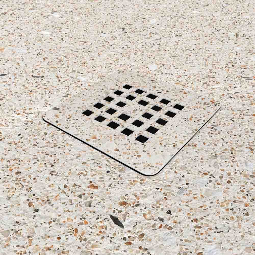 Plato de ducha efecto Terrazo BEECH - antideslizante STONE 3D moderno - Imagen 3