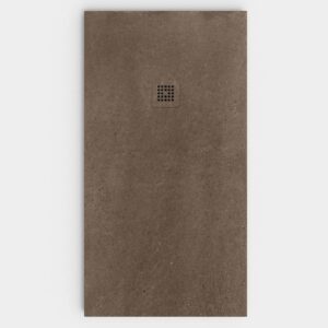 Plato de ducha resina textura pizarra Efecto Cemento Zenstone  antideslizante STONE 3D moderno