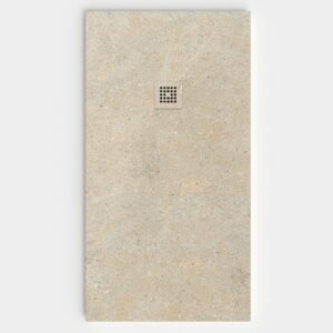 Plato de ducha resina textura pizarra Efecto Cemento Volcan  antideslizante STONE 3D moderno