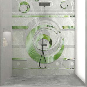 Panel de revestimiento para pared de baño MSCOMPACT efecto tendencia ADAIR