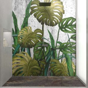 Panel de revestimiento para pared de baño MSCOMPACT efecto tendencia ALPEN