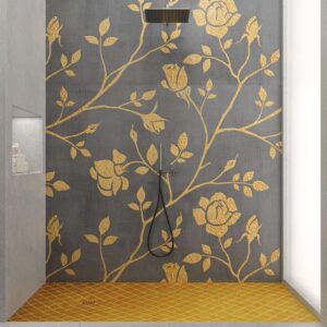 Panel de revestimiento para pared de baño MSCOMPACT efecto tendencia AMBOISE