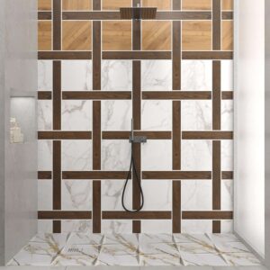 Panel de revestimiento para pared de baño MSCOMPACT efecto tendencia ARMARNA