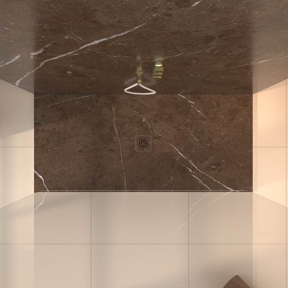 Panel de revestimiento para pared de baño MSCOMPACT efecto mármol DARK - Imagen 3