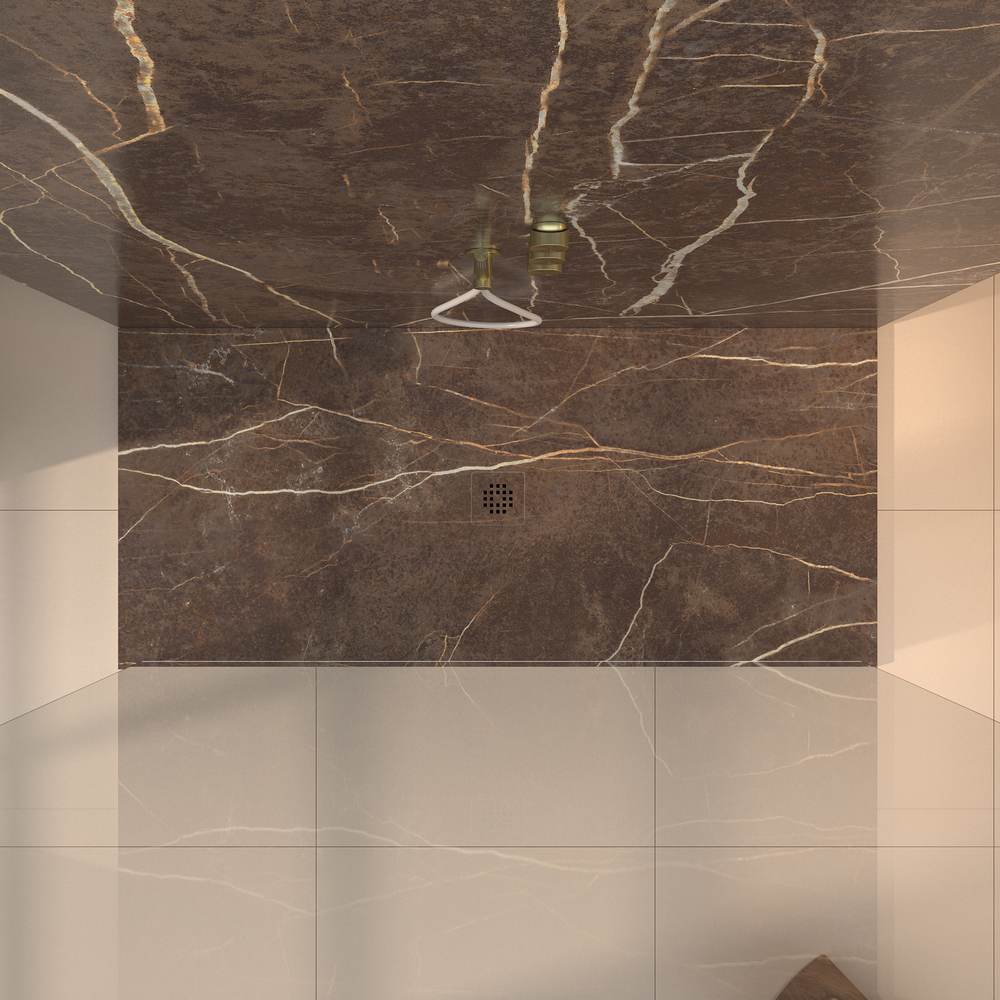 Panel de revestimiento para pared de baño MSCOMPACT efecto mármol TRANCO - Imagen 3