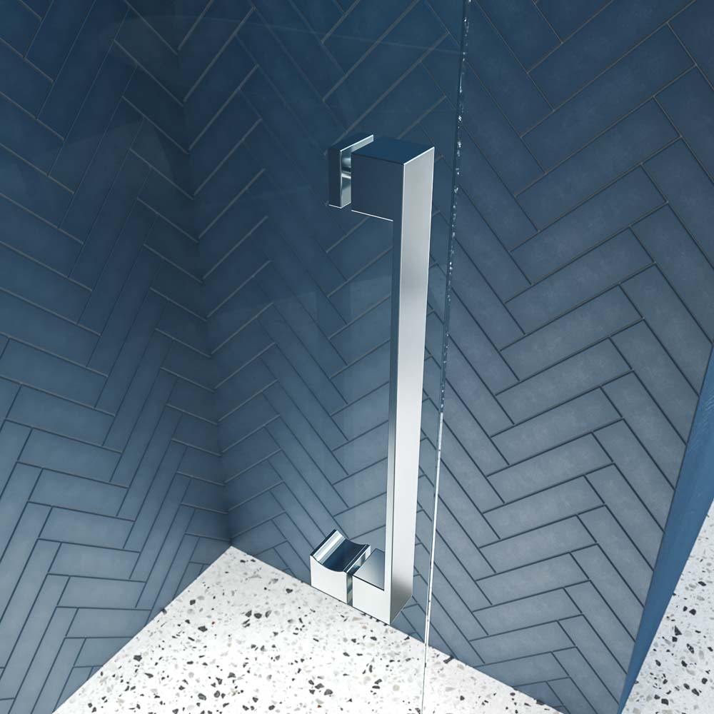 Mampara de ducha BASIC FREE 1 fijo - 1 puerta corredera sin cierre a pared - Imagen 3