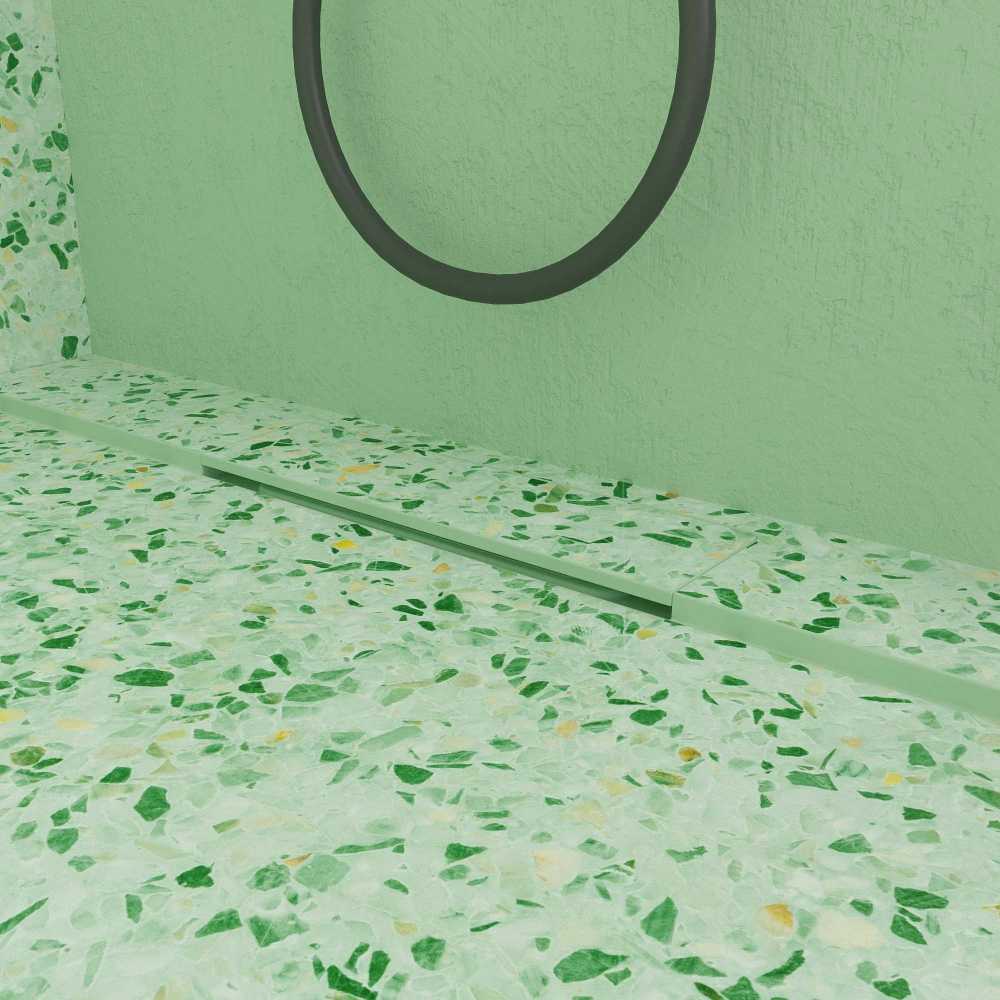 Panel de revestimiento para pared de baño MSCOMPACT efecto terrazo CREEK - Imagen 4