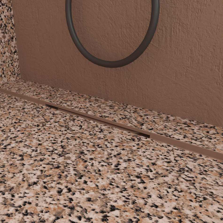 Panel de revestimiento para pared de baño MSCOMPACT efecto terrazo LATI - Imagen 2