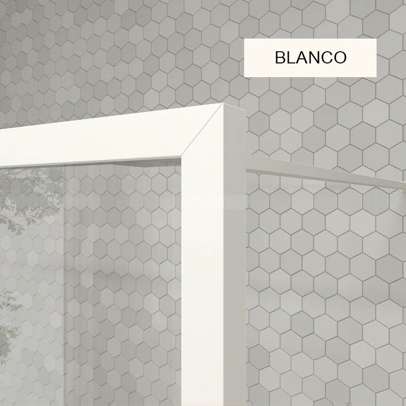 Fijo de
ducha a medida mampara LINE S con perfilería enmarcada 3 cuerpos - Vidrio 4
MM con tratamiento anti-cal incluido- Brazo sujeción acero inox. - Imagen 8