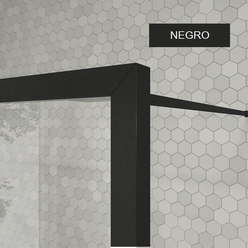 Fijo de
ducha a medida mampara LINE S con perfilería enmarcada 3 cuerpos - Vidrio 4
MM con tratamiento anti-cal incluido- Brazo sujeción acero inox. - Imagen 10