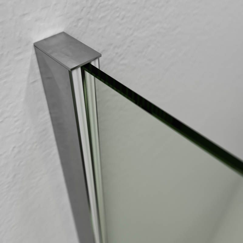 Mampara de ducha ZEN fijo con SERIGRAFÍA. Con tratamiento anti-cal. Acabado Cromo brillo - Imagen 2