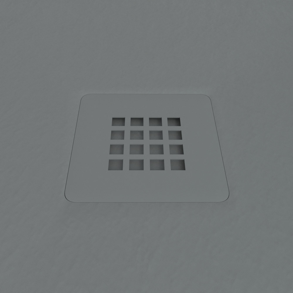 Plato ducha resina MYSTONE Gris cemento RAL 7005 y otros colores exclusivos textura pizarra antibacteriano y antideslizante - Imagen 3