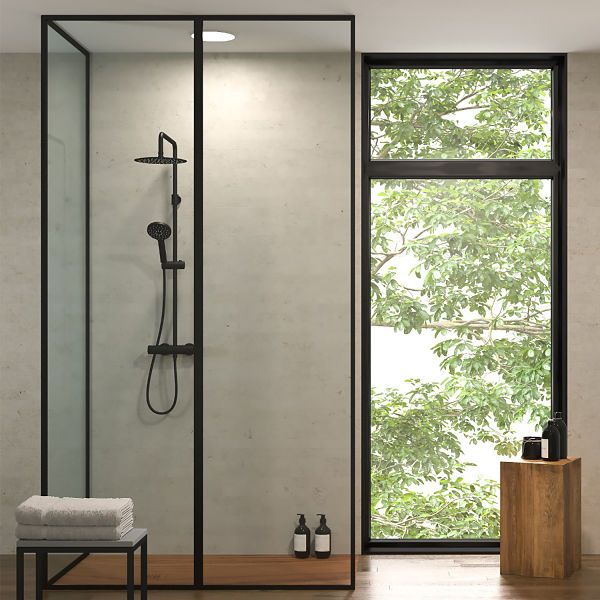 Plato de ducha resina textura pizarra acabado efecto Madera Nogal Español - antideslizante STONE 3D moderno - Imagen 6